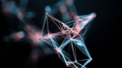 Poster - A sea of information in cloud computing is represented by dots and connections