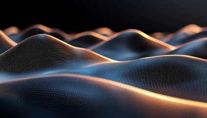 Poster - The abstract background represents cloud computing through network connections