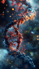 molecular dna in space