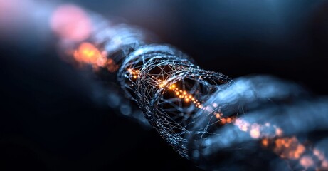 Poster - The background of a motherboard circuit is utilized to depict the detection of a virus on a circuit board, incorporating themes of cyber attacks, worms, antivirus programs, firewall warnings, and