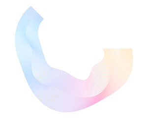 Poster - Vibrant geometric circular pattern with gradient colors—for cosmetics, fashion, textile design, tech branding, and wellness. Ideal for backgrounds, packaging, digital art, and futuristic concepts