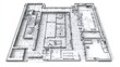 © Almahyra - 3D model of a large building's floor plan.