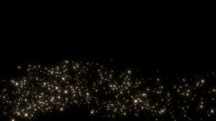 Wall Mural - floating sparkling bokeh night light effect