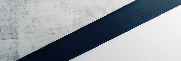 Aufkleber - Modern minimalist background featuring geometric lines in gray and navy blue for stability and governance design Generative AI