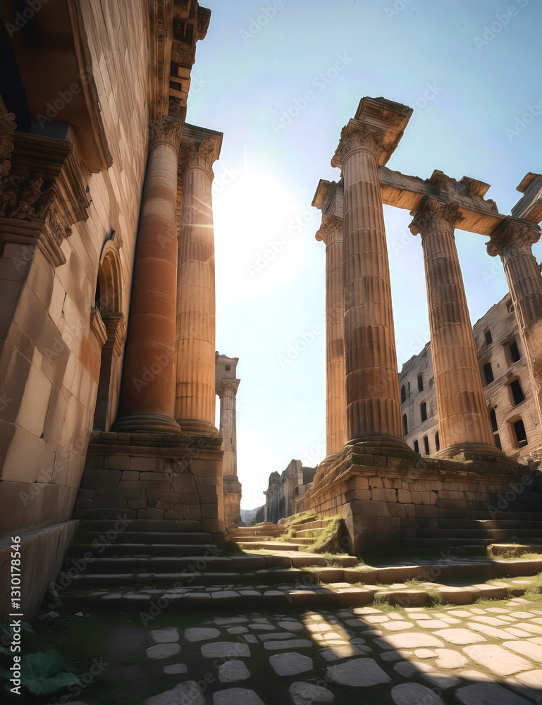 arquitectura, columna, edificio, columna, house of god, antiguas, gemas ...