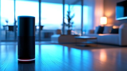 Poster - A high-tech home automation system with voice-controlled everything