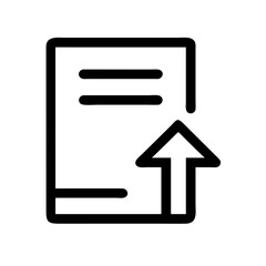 Poster - Upload icon representing document sharing, digital content concept