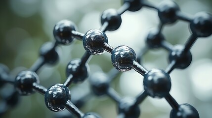 Poster - 3D Molecular Structure Model Science Technology Nanotechnology