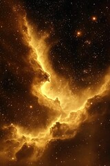 Wall Mural - Mystical Nebula in the Milky Way