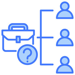 Poster - Job Position Blue Icon