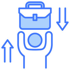 Poster - Workload Blue Icon