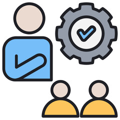 Poster - Briefing Lineal Color Icon