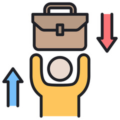 Poster - Workload Lineal Color Icon