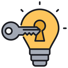 Poster - Problem Solving Lineal Color Icon