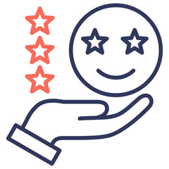 Aufkleber - Satisfaction Dual Tone Icon