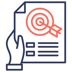 Poster - Goal Dual Tone Icon