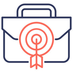 Poster - Job Target Dual Tone Icon