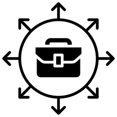 Poster - Job Opportunities Glyph Icon