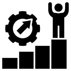Poster - Development Glyph Icon