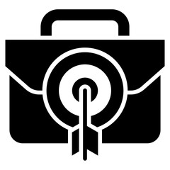 Poster - Job Target Glyph Icon