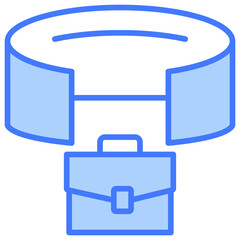 Poster - Vr Simulator Blue Icon