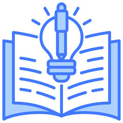 Poster - Learning Blue Icon
