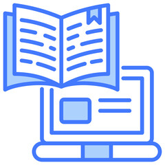 Poster - Adaptive Learning Blue Icon