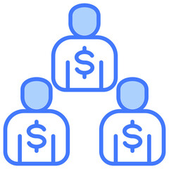 Poster - Human Capital Blue Icon