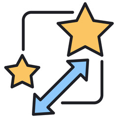Poster - Capability Gap Lineal Color Icon
