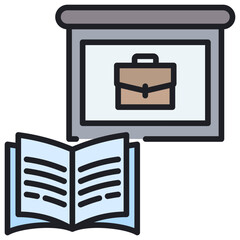 Poster - Training Lineal Color Icon