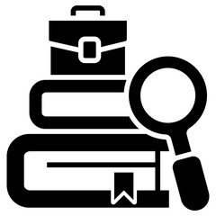 Poster - Case Study Glyph Icon