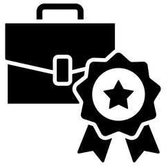 Poster - Work Quality Glyph Icon