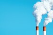© JK_kyoto - Smoke Emission from Industrial Factories Against Clear Blue Sky