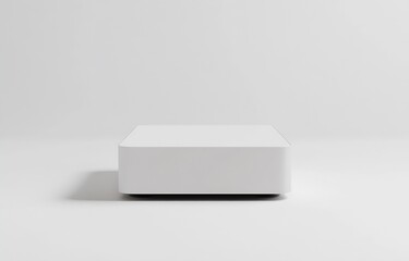 Leinwandbilder - Minimalist White Design Clean Surface for Modern Product Displays and Photo Shoots : Generative AI