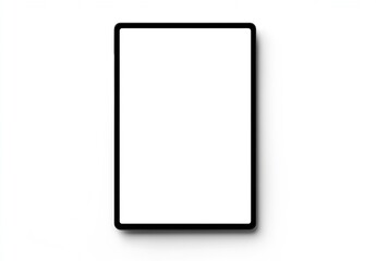 Poster - Stylish Tablet Featuring a Wide Blank White Frame Perfect for Creative Ideas : Generative AI