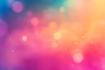 Aufkleber - Stunning abstract background design featuring vibrant colors and soft glowing bokeh for a dreamy atmosphere : Generative AI