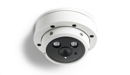 Poster - High definition security camera mounted on ceiling for modern surveillance systems : Generative AI