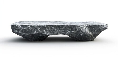 Poster - Elegant and modern flat stone tabletop displaying unique textures and stunning design aesthetic : Generative AI