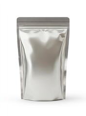 Aufkleber - Shiny Metallic Packaging Bag with Stripes Designed for Products and Marketing Purposes : Generative AI