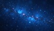 © Prayoon - Sparkling starfield in midnight blue with glittering celestial bodies, cosmos, nebula