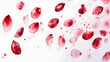 © echo - Watercolor Wind Red Pomegranate Fruit Pattern