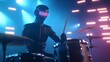 © ngamaz - Robotic Drummer Performs on Stage
