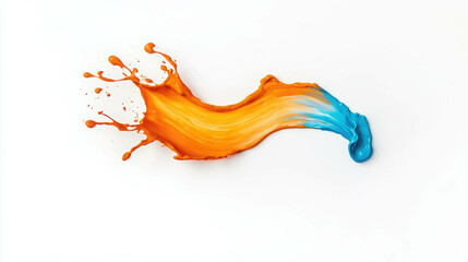 Poster - Dynamic Splash of Multicolored Paint Frozen in Motion for Creative Projects and Designs