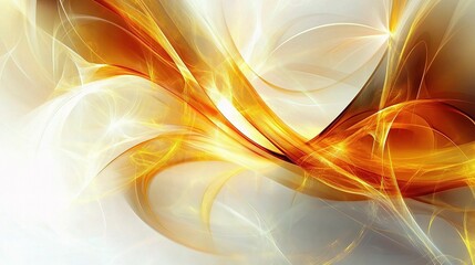 Poster - Abstract Web Page Design Template with Elegant Flowing Lines