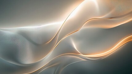 Poster - Elegant Abstract Background with Soft Light and Silver Tones