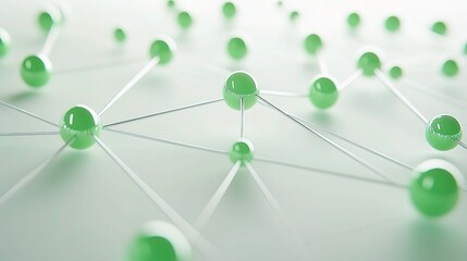 Poster - Green Concept of Smart Network Connection in Futuristic Design