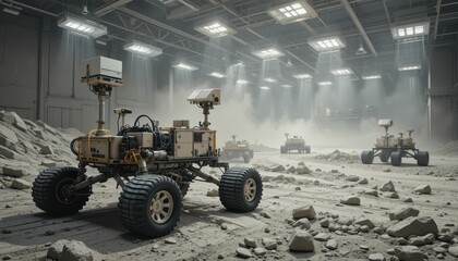 Poster - Advanced Robotic Rovers in Dusty Research Facility Environment