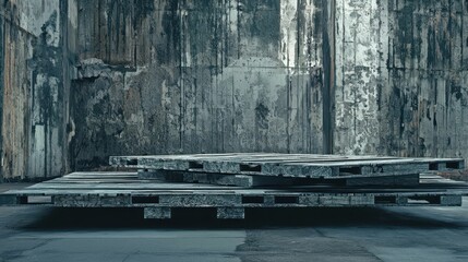 Poster - Futuristic Installation with Sleek Digital Design Elements