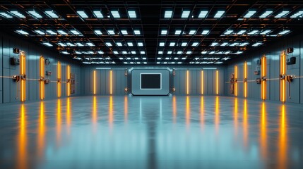 Aufkleber - A futuristic film studio with AR-based props