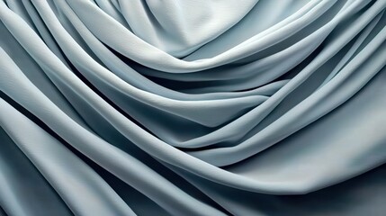Leinwandbilder - Corporate white abstract background with modern curves and realistic soft lighting.